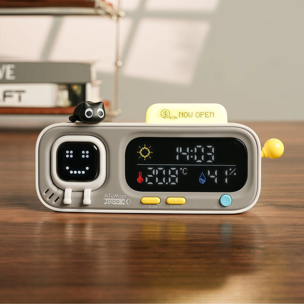 Smart Desk Clock & Climate Monitor by Livierro