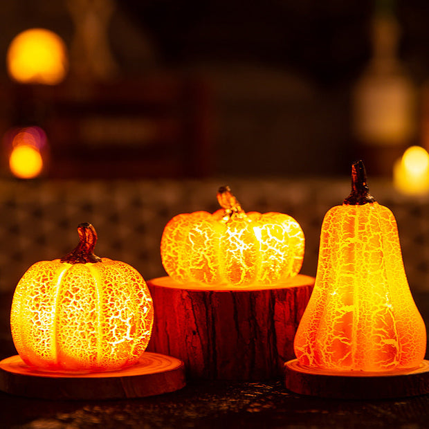 Pumpkin LED Candle By Livierro