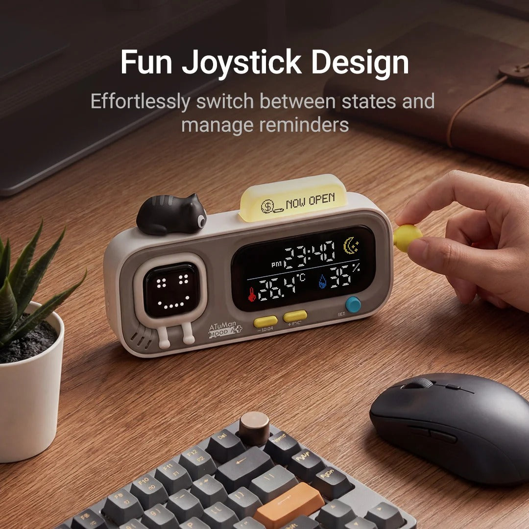 Smart Desk Clock & Climate Monitor by Livierro